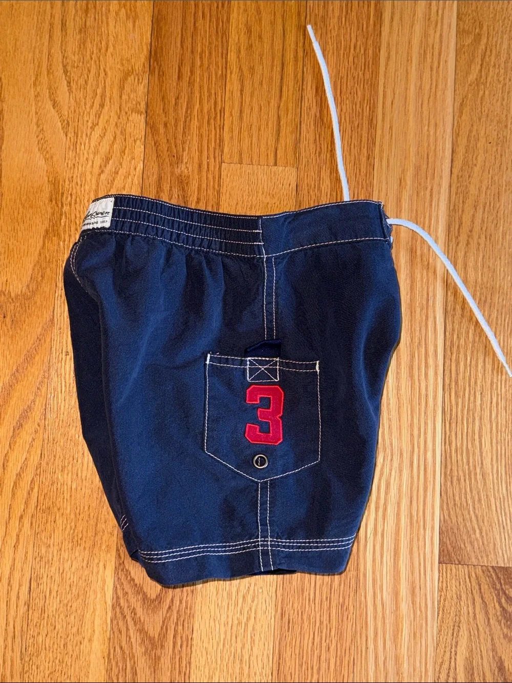 🐎 Polo by Ralph Lauren Navy Kids Swim Trunks with Embroidered Pony 18 months